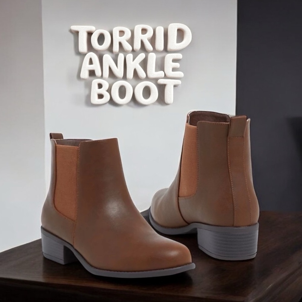 Brown Chunky Ankle Boot